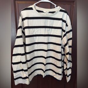 Oversized Striped Tee